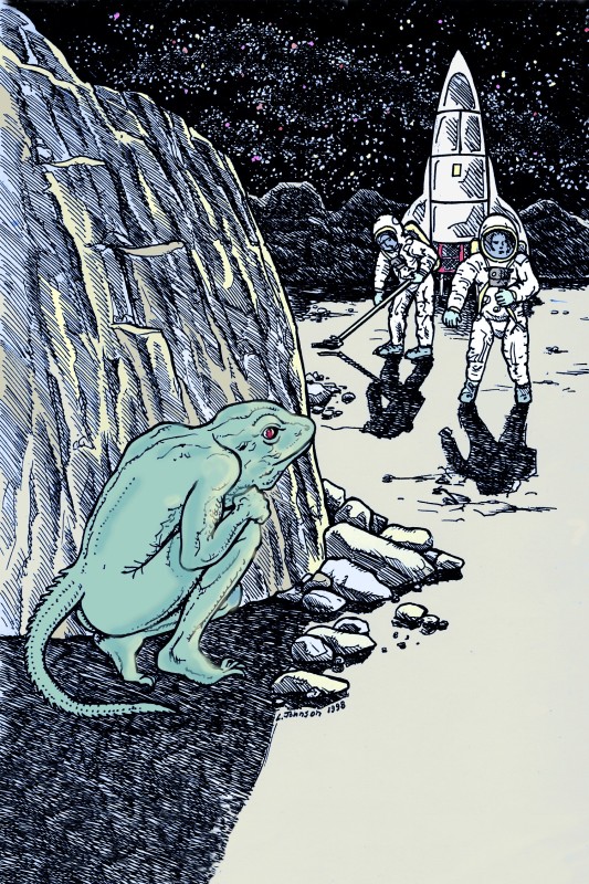 Larry Johnson artist, science fiction illustration, Bart Rover, Tales of Fantasy
